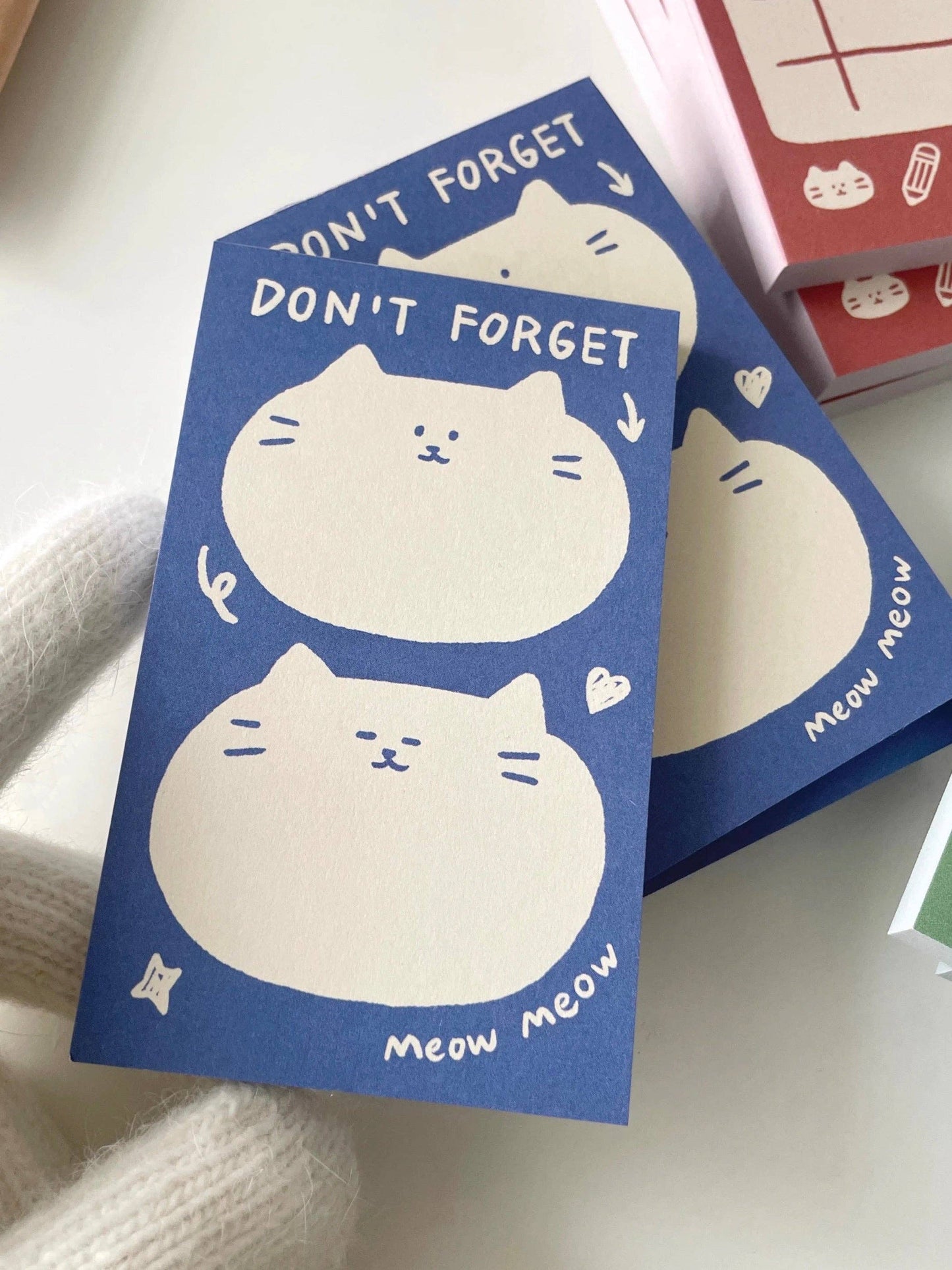 Cat Memo Note Pad: Don’t Forget