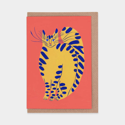Yellow Kittens Greetings Card by Agathe Singer
