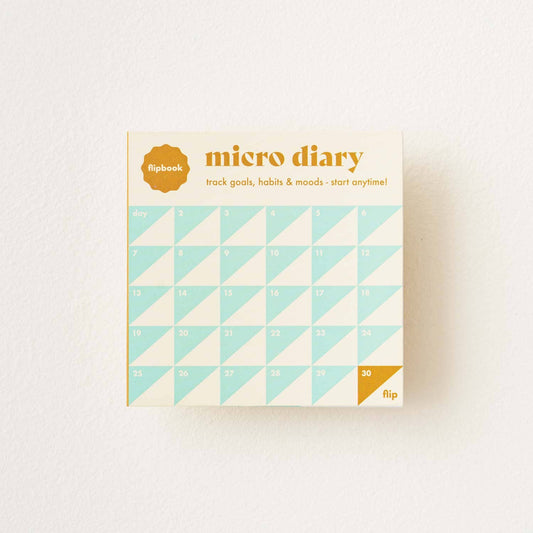 Micro Diary - 30 Day Mood & Habit Tracker and Flip Book