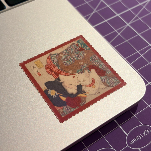 Teasing the Cat Holographic Sticker