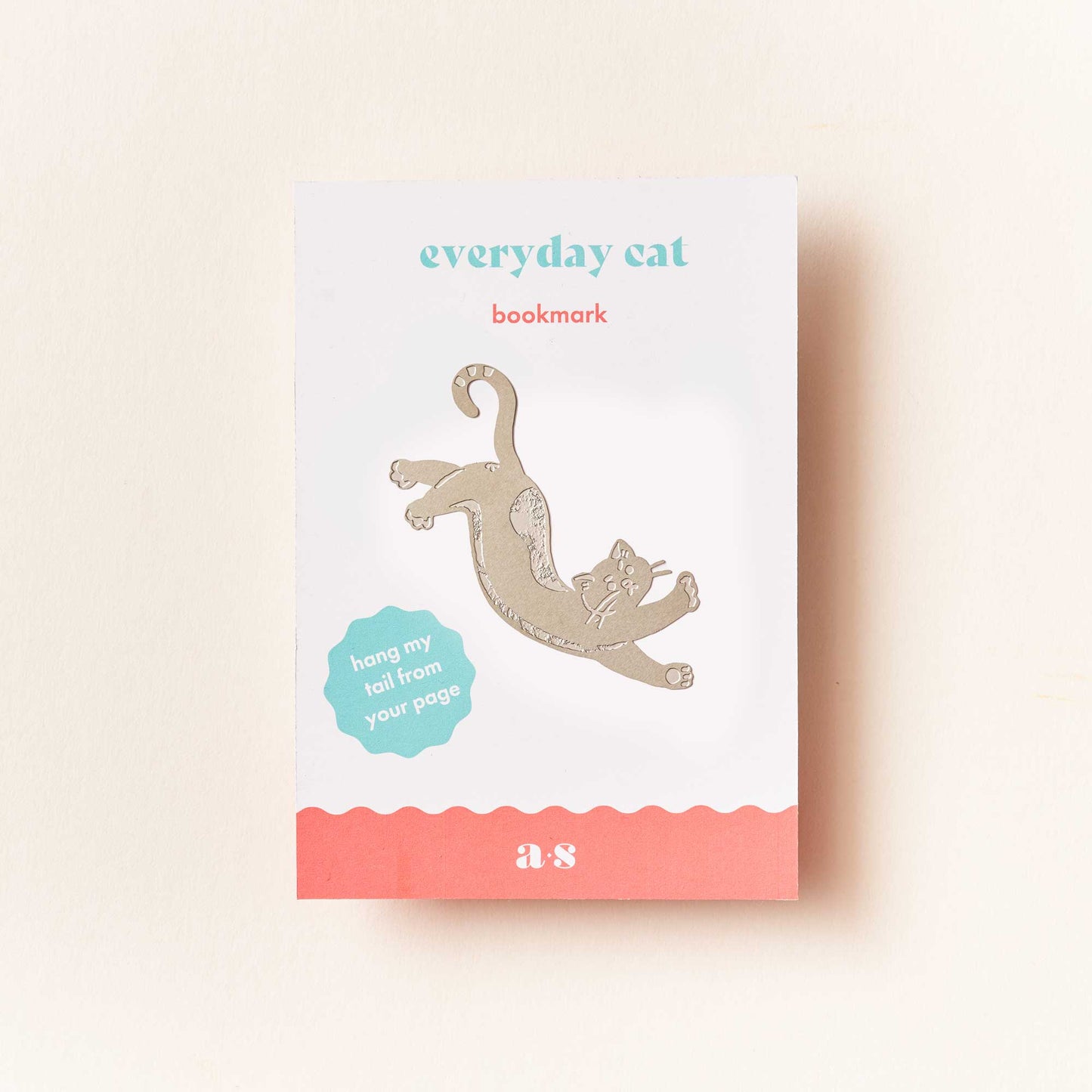 Everyday Cat Steel Bookmark